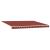 Cortina Retractabilă Manual Portocalie și maro 450x300 cm GartenMobel Dekor
