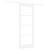 Ușă Glisantă  cu Set Hardware Alb 78x202 cm Lemn Solid Pin GartenMobel Dekor