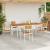 Set de dining pentru grădină  cu 7 piese din lemn masiv de acacia GartenMobel Dekor