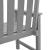 Scaune de grădină  4 pcs Gri deschis 65.5x55.5x88 cm HDPE GartenMobel Dekor