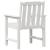 Scaune de Dining  6 pcs Alb 65.5x55.5x88 cm HDPE GartenMobel Dekor