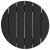 Set bar 3 piese  negru HDPE GartenMobel Dekor