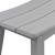 Scaune de Bar  6 buc Gri deschis HDPE GartenMobel Dekor