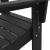 Scaunele pliabile Adirondack  2 părți Negru 74.5x80.5x90 cm HDPE GartenMobel Dekor