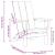 Scaune Adirondack pliabile  2 buc gri deschis 74.5x80.5x90 cm HDPE GartenMobel Dekor