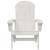 Scaune Adirondack 2 pcs Alb 74x82x90 cm HDPE GartenMobel Dekor