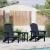 scaune Adirondack  2 pcs Bleumarin 74x82x90 cm HDPE GartenMobel Dekor