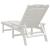 Șezlonguri 2 buc Albe 162x53x98.5 cm HDPE GartenMobel Dekor
