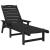 Șezlonguri 2 piese Negru 162x53x98,5 cm HDPE GartenMobel Dekor