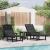 Șezlonguri 2 piese Negru 162x53x98,5 cm HDPE GartenMobel Dekor