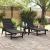 Șezlonguri 2 piese Negru 162x53x98,5 cm HDPE GartenMobel Dekor