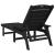 Șezlonguri 2 piese Negru 162x53x98,5 cm HDPE GartenMobel Dekor