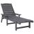 Șezlonguri 2 buc Gri deschis 162x53x98.5 cm HDPE GartenMobel Dekor