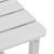 Set de lounge pentru grădină  3 piese alb HDPE GartenMobel Dekor