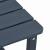Set Lounge 3 Piese  Bleumarin HDPE GartenMobel Dekor