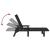 Set de lounge de grădină  3 piese - Negru HDPE GartenMobel Dekor