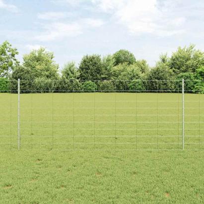 Set Stâlpi Gard  22 pcs U-Channel 100 cm Oțel Galvanizat GartenMobel Dekor