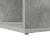 Birou de colț cu raft cu depozitare Gri beton 101.5 x 149.5 x 149.5 cm GartenMobel Dekor