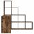 Birou de colț cu raft Stejar afumat 101.5 x 149.5 x 149.5 cm GartenMobel Dekor