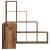 Birou de colț cu raft cu depozitare Lemn vechi 101.5 x 149.5 x 149.5 cm GartenMobel Dekor