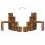 Birou de colț cu raft cu depozitare Lemn vechi 101.5 x 149.5 x 149.5 cm GartenMobel Dekor