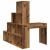 Birou de colț cu raft cu depozitare Lemn vechi 101.5 x 149.5 x 149.5 cm GartenMobel Dekor