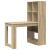 Birou cu raft cu depozitare Stejar sonoma 122 x 67 x 145 cm GartenMobel Dekor