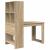 Birou cu raft cu depozitare Stejar sonoma 122 x 67 x 145 cm GartenMobel Dekor