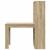 Birou cu raft cu depozitare Stejar sonoma 122 x 67 x 145 cm GartenMobel Dekor