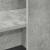 Birou cu raft cu depozitare Gri din beton 122 x 67 x 145 cm GartenMobel Dekor