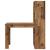 Birou cu raft cu depozitare Lemn Vechi 122 x 67 x 145 cm GartenMobel Dekor
