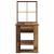 Birou cu raft cu depozitare Lemn Vechi 122 x 67 x 145 cm GartenMobel Dekor
