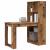 Birou cu raft cu depozitare Lemn Vechi 122 x 67 x 145 cm GartenMobel Dekor