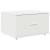 Birou cu sertar cu raft cu depozitare Alb 131.5 x 50 x 106.5 cm Lemn compozit GartenMobel Dekor
