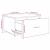 Birou cu sertar cu raft cu depozitare Alb 131.5 x 50 x 106.5 cm Lemn compozit GartenMobel Dekor