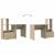 Birou Stejar sonoma 131.5 x 50 x 106.5 cm Lemn compozit GartenMobel Dekor
