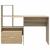 Birou Stejar sonoma 131.5 x 50 x 106.5 cm Lemn compozit GartenMobel Dekor