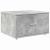 Birou cu sertar cu raft Gri beton 131.5 x 50 x 106.5 cm Lemn compozit GartenMobel Dekor