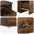 Birou Stejar afumat 131.5 x 50 x 106.5 cm Lemn compozit GartenMobel Dekor