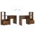 Birou Stejar afumat 131.5 x 50 x 106.5 cm Lemn compozit GartenMobel Dekor