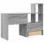 Birou cu sertar cu raft sonoma gri 131.5 x 50 x 106.5 cm Lemn compozit GartenMobel Dekor