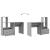 Birou cu sertar cu raft sonoma gri 131.5 x 50 x 106.5 cm Lemn compozit GartenMobel Dekor