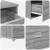 Birou cu sertar cu raft sonoma gri 131.5 x 50 x 106.5 cm Lemn compozit GartenMobel Dekor