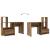 Birou cu sertar cu raft Lemn vechi 131.5 x 50 x 106.5 cm Lemn compozit GartenMobel Dekor