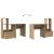 Birou stejar artizanal 131.5 x 50 x 106.5 cm Lemn compozit GartenMobel Dekor