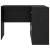 Birou de colț Stejar Negru 102x88x75 cm Lemn ingineresc GartenMobel Dekor