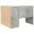 birou de colț gri beton 102x88x75 cm lemn ingineresc GartenMobel Dekor