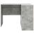 birou de colț gri beton 102x88x75 cm lemn ingineresc GartenMobel Dekor