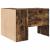Birou de Colț Stejar Afumat 102x88x75 cm Lemn Ingineresc GartenMobel Dekor