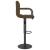 Scaun de bar, maro, material textil GartenMobel Dekor